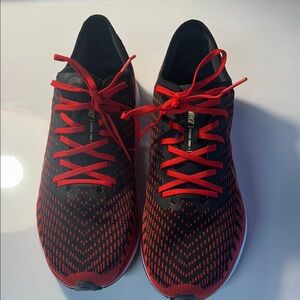 Nike Black and Red Athletic Sneakers